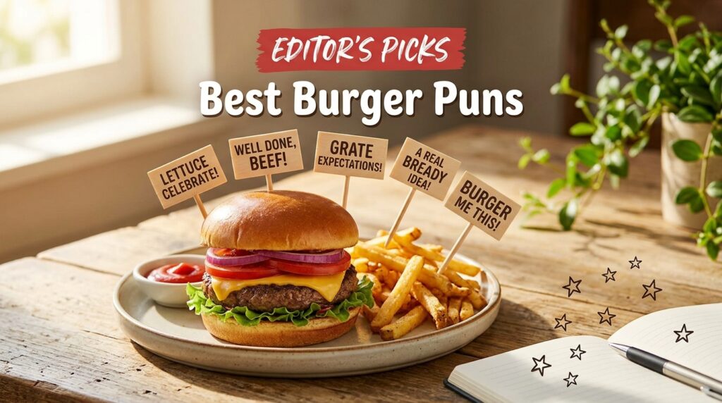 π Editor's Picks: Best Burger Puns