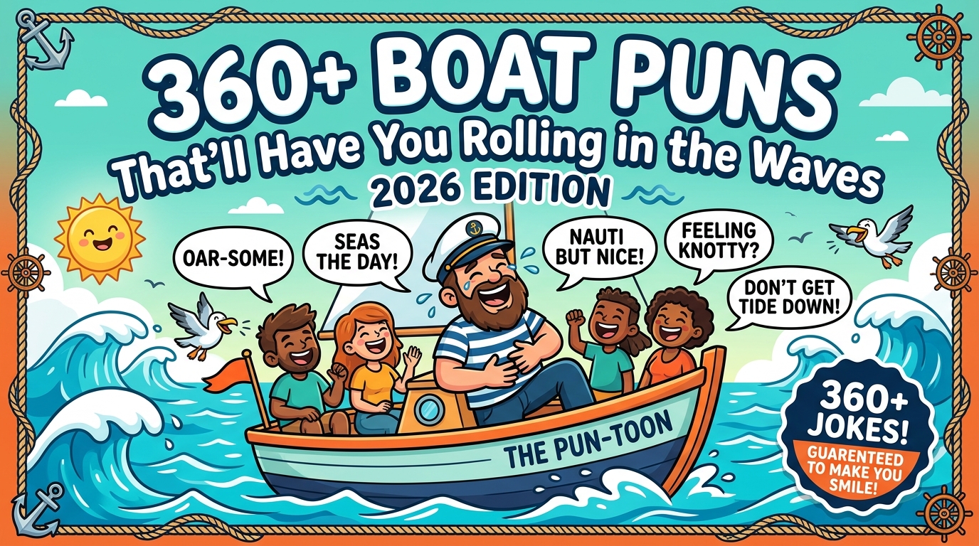 360+ Boat Puns That'll Have You Rolling in the Waves 2026