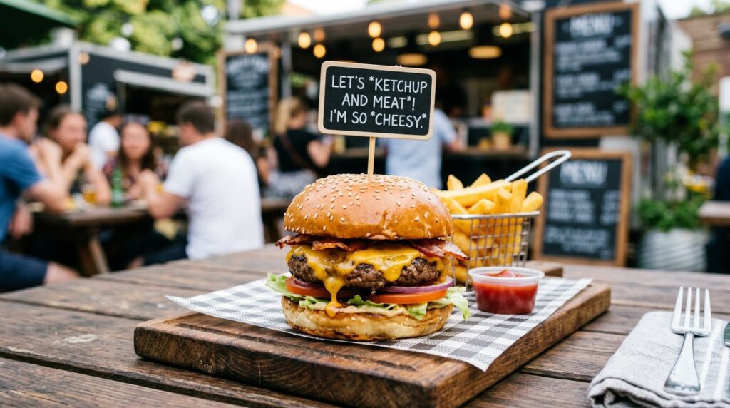 π§ Cheesy One-Liner Burger Puns (Short & Punchy)