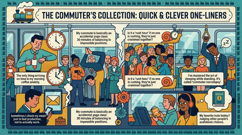 🚂 The Commuter's Collection: Quick & Clever One-Liners

