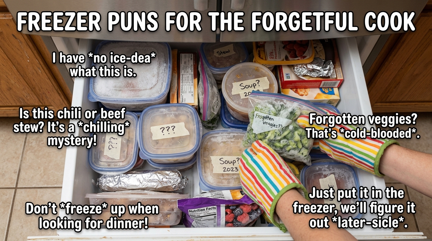 Freezer Puns for the Forgetful Cooks Among Us