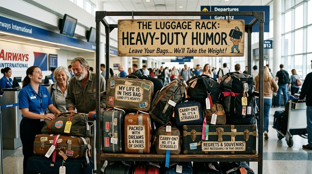 🧳 The Luggage Rack: Heavy-Duty Humor