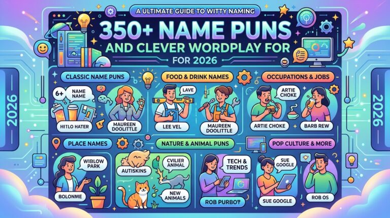 350+ Name Puns and Clever Name Wordplay for 2026